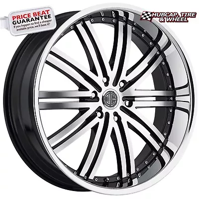 2Crave No.11 Black Diamond Cut Chrome - 24X10 - 6X139.7 Bolt Pattern30mm Offset • $612