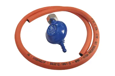 Butane Gas Regulator And Hose For Camping Stoves Campers BBQ's Calor Gas • £10.95