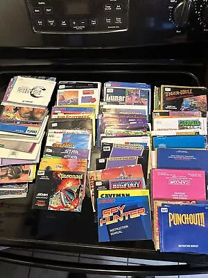 Nintendo NES Original Instruction Manual Booklets Only *Authentic* *No Games* • $50