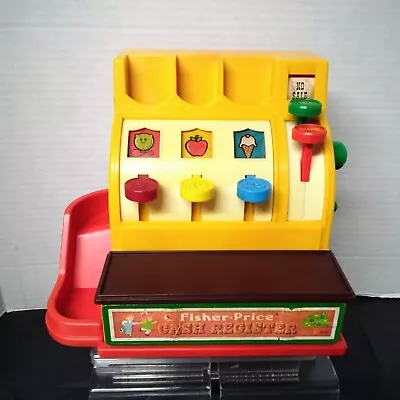 Vintage Fisher Price Cash Register #926 W/Working Bell 1974 No Coins • $15