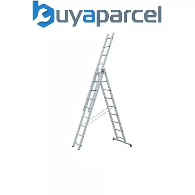 Zarges 48983 Light Trade Combination Ladder 3-Part 3 X 10 Rungs ZAR48983 • £305.32