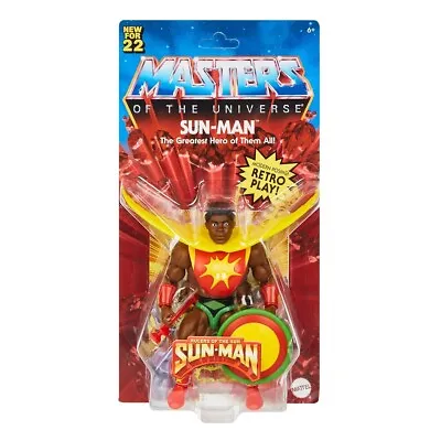 Mattel MOTU Masters Of The Universe Origins Sun-Man 5.5  Action Figure Brand New • $17.09