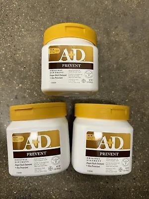 3 Pack A + D Prevent Original Ointment Diaper Rash Skin Protectant 16oz 02/2025 • $49.89