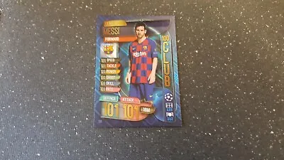 Match Attax 2019/20 No-331 Lionel Messi (barcelona) Hundred 100 Club 101 Mint • £8.95