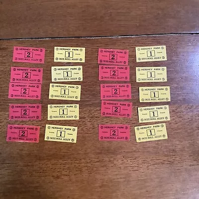 20 Hershey Park Skee Ball Coupons From The 60s • $10