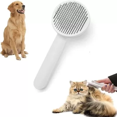 Hair Removal Brush For Cat Dog Pet Grooming Comb For Hair Removing Easy To Clean • £4.99