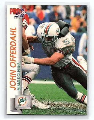 1992 Pro Set John Offerdahl Miami Dolphins #56 • $2.50