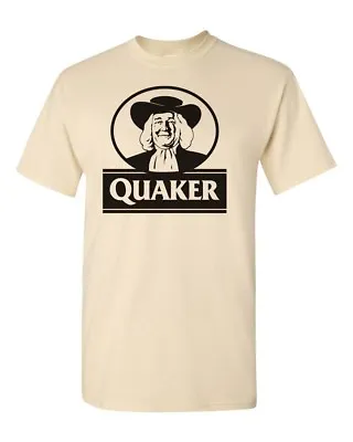 Quaker Oats T-shirt Retro Brands Adult Regular Fit Cotton Graphic Men Tee • $19.99