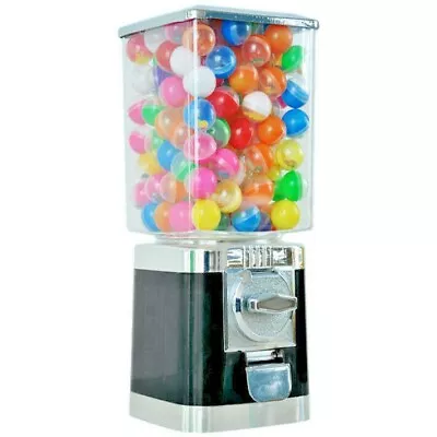 £67.49 • Buy Black Retro 20p Coin Operated Vending Machine + 100 Filed Toy Capsules Included.