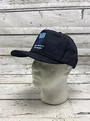 VTG Master Builders Technologies Spell Out Logo Embroidered Snapback Trucker Hat • $30.84