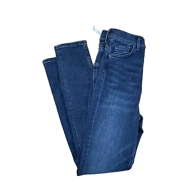 H&M Women's Size 2 Medium Wash Blue Denim Super Skinny Shaping Hi Rise Jeans NWT • $22.99