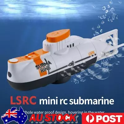 RC Submarine Ship Model 6CH Remote Control Diving Boat Electric Toy (White) • $31.15