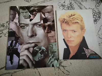 £19.99 • Buy Two David Bowie Programmes Serious Moonlight Tour 83 +. 1990 Sound And Vision 