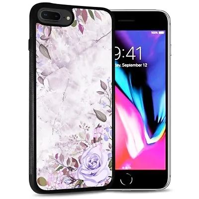 $9.99 • Buy ( For IPhone 6 / 6S ) Back Case Cover PB12534 Marble Flower