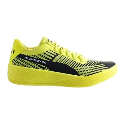£79.99 • Buy Puma Clyde All-Pro Porsche Lace-Up Yellow Synthetic Mens Trainers 195371_01