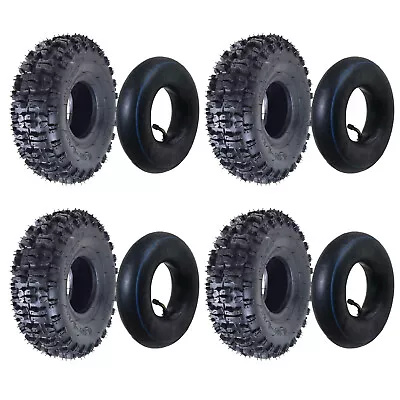  4.10/3.50-4 Tyres Inner Tubes For Mini ATV Quad Monkey Pocket Bike Mower • $18.79