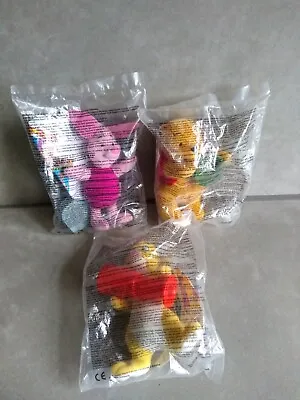 McDonalds Winnie The Pooh Bundle. Pooh Piglet Rabbit. Soft Plush Toys. New X 3 • £8.50