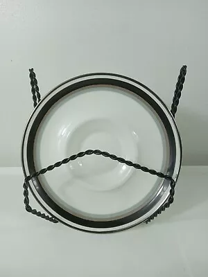 Mikasa Bone China 6 Pc Saucers/ Plates 6 1/2  Noir A4102  • $25