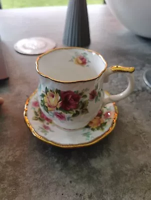 Queens Fine Bone China Cup And Saucer • £2.99