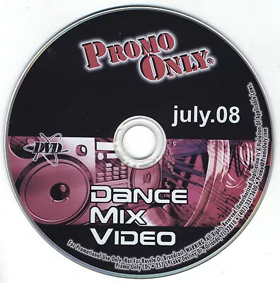 Dance Mix Video July 2008 DVD - Janet Jackson Khia Britney Spears Cheetah Girls • $19.99