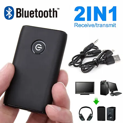 £7.75 • Buy Wireless Bluetooth 5.0 Transmitter Receiver A2DP 3.5mm Audio Jack Aux Adapter