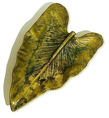 $46.88 • Buy MCM Virginia VA Metalcrafters 1940s Vintage 7 3/4  Solid Brass CALLA LILY Dish 