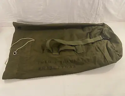 Vintage Army Duffle Bag • $21.95