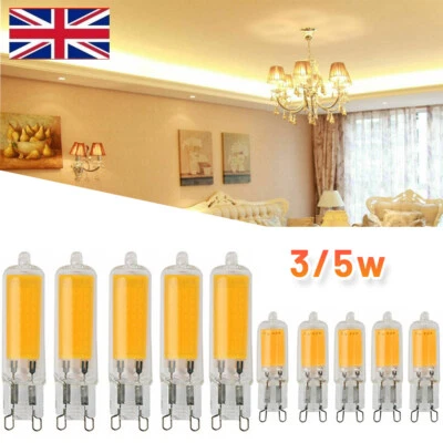 £14.99 • Buy G9 LED Bulb Warm/Cool White 3W/5W G9 Halogen Capsule Light Bulbs Energy Saving