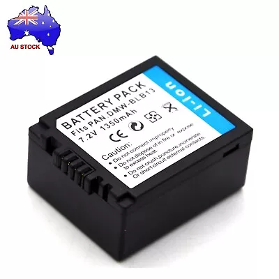 AUS Battery For Panasonic Lumix DMC-G1K DMC-G1W DMC-G2K DMC-G2W DMC-GH1K Camera • $34.99