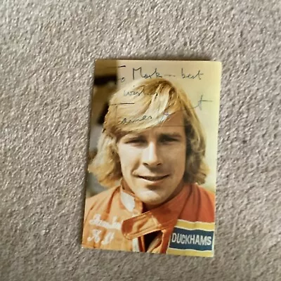 James Hunt F1 Racing Driver Signed Autograph - To Mark Best Wishes James Hunt • £6