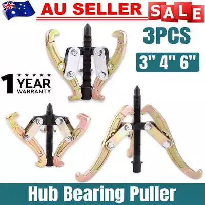 3Pcs Bearing Gear Hub Puller Remover Tool Drop Forged Reversible Jaws Separator. • $22.99