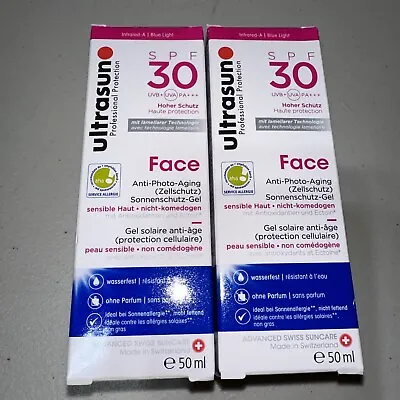 2 X Ultrasun Face SPF30 Moisturising Anti-Ageing Sun • £23.99
