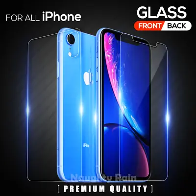 $4.49 • Buy Tempered Glass Screen Protector For IPhone 13 12 Mini 11 Pro XS Max XR 8 7 Plus