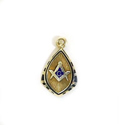 Vintage 10K Gold Masonic Charm/Pendant ~ 2.9 Grams • $149.99