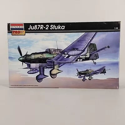 Monogram 1 48 Ju87R-2 Stuka Model Airplane Kit #85-5975 New Open Box  Pro Modelr • $25.50