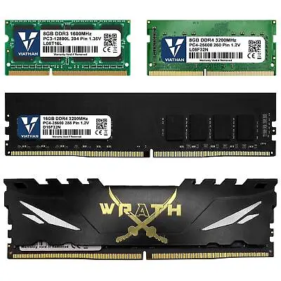 Viathan Memory RAM DDR3 DDR4 DDR5 4GB 8GB 16GB 32GB DESKTOP LAPTOP GAMING Lot • £11.99