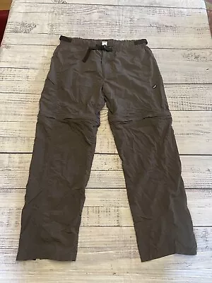 Patagonia Pants Mens Gray Convertible Outdoor Hiking Casual Lightweight Sz XL • $11.91