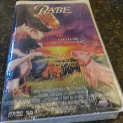 Babe NEW Vhs A Little Pig Goes A Long Way Great Family Movie Sealed • $5.99