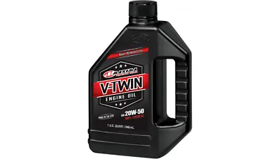 $16.99 • Buy Maxima Racing 1 Quart 100% Synthetic 20W-50 Motorcycle V-Twin Engine Oil