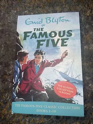 £10 • Buy Enid Blyton:  Famous Five Classic Collection - Ten Books 1-10 Box Set + Slipcase