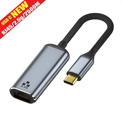 $15 • Buy USB Type C To RJ45/2.5g/2500M  Adapter LAN Network Converter Internet