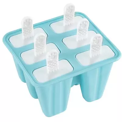 Popsicle Mould Ice Cream Mould With Sticks 6 Cavity Ice Lolly Maker Frozen Maker • £6.99