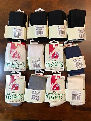 £12.35 • Buy Tights 12x Children's  3-5 Age 98-110cm - Variety Of Colours Lycra #3
