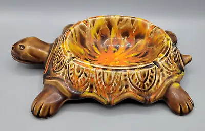 $99.99 • Buy Vintage California Original 300 Pottery Handmade Painted Turtle Ashtray Cal Orig