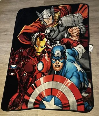 Marvel Avengers Push Fleece Blanket - Size 50x30” • $19.99