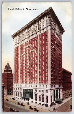 Belmont Hotel C1911 New York City NY Park Avenue Vintage Postcard • $6.88
