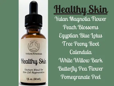 HEALTHY SKIN Herbal Tincture Blend / Liquid Extract / Organic Apothecary Herbs • $19.95
