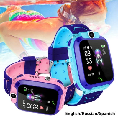 $21.65 • Buy 2023 Kids Tracker Smart Watch Phone GSM SIM Alarm Camera SOS Call Boys Girls√