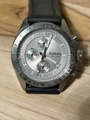 Fossil Ch2588 Chronograph Date W.r. 10 Atm S/s Quartz Men's Watch • $40