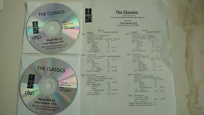 Deep Purple Pink Floyd Who George Harrison THE CLASSICS 2 Cd Radio Show 1/19/03 • $17.50